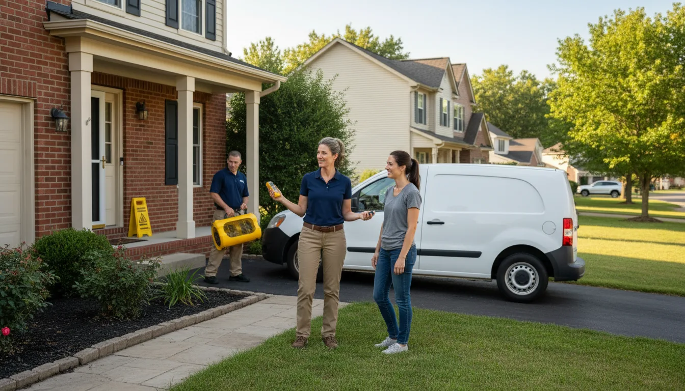 Water restoration image for Dehumidification And Cleanup Services in Appomattox, VA